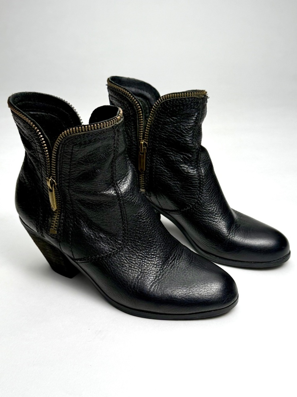 Sam Edelman Linden Western Vibe Double Zip Ankle Bootie APPROX 6-6.5